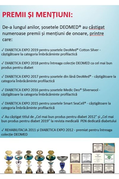 Deomed șosete medicale dispozitiv medical certificat dispozitiv certificat șosete diabetice, certifi...