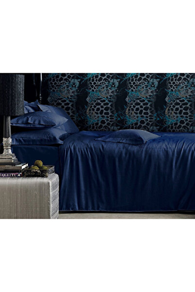 Talis Lenjerie de Pat Dublu Crocodile Navy, Bumbac Egiptean