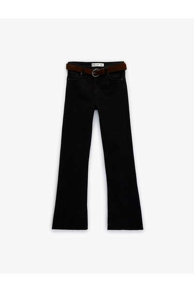 Koton Kadın Jean Pantolon 6SAL40101MD SİYAH