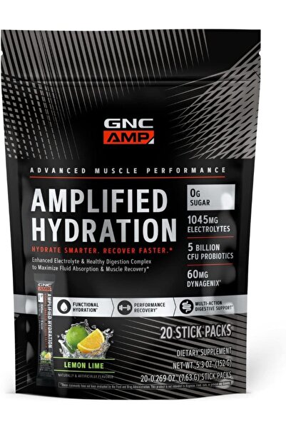 G.N.C GNC AMP Amplified Hydration | Enhanced Electrolyte & Healthy Digestion ...