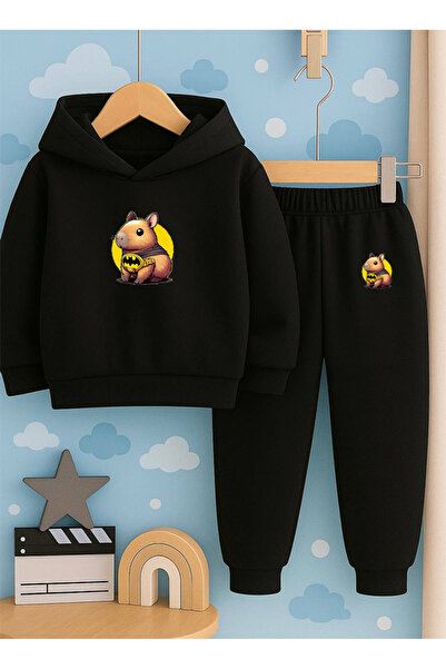genosha Alt-Top Set Sweatshirt Tracksuit Kids Capybara Printed Daily Trend 3 ...