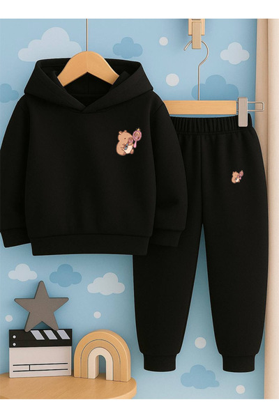 genosha Alt-Top Set Sweatshirt Tracksuit Kids Capybara Printed Daily Trend 3 ...