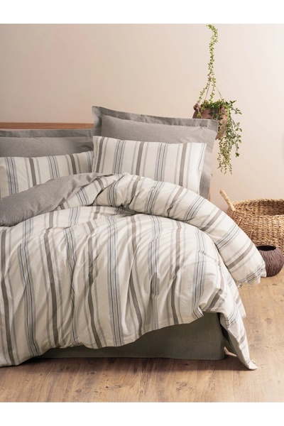 Talis Neoma Mink Double Bed Linen, 100% Cotton