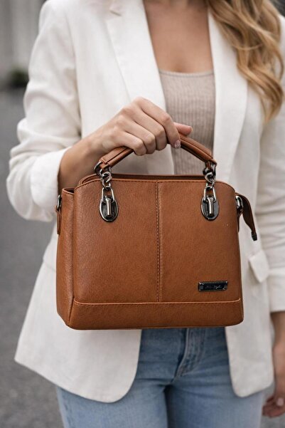 Suat Saraç Geantă de umăr cu 3 compartimente pentru femei