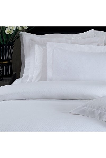 Talis Vivaldi White King Size Double Bed Linen, Egyptian Cotton