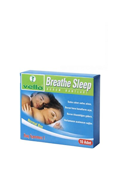 VELLO Breathe Sleep Burun Bandı Normal Boy 10lu