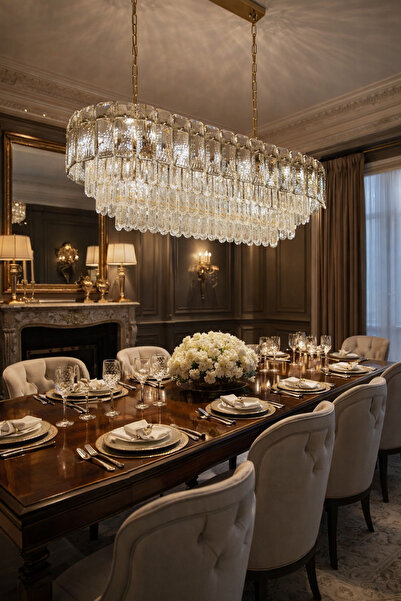 qwell rectangular crystal chandelier