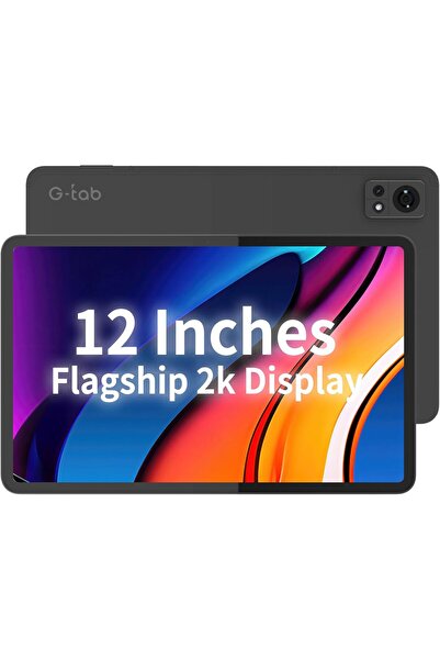 g-tab MEGA12 12" Android Tablet – 256GB ROM, 16GB RAM
