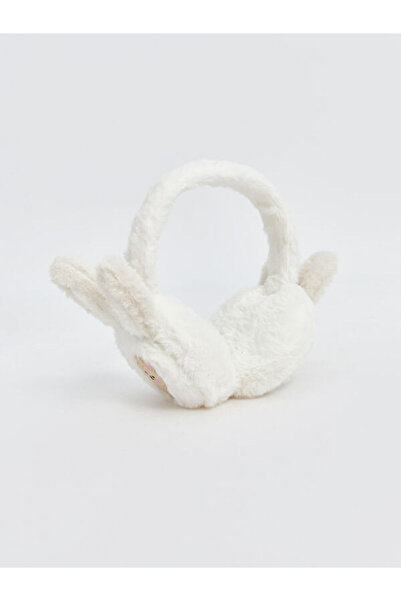 LC Waikiki Rmz Gi̇yi̇m Farki̇yla Rabbit Embroidered Girls' Plush Headphones