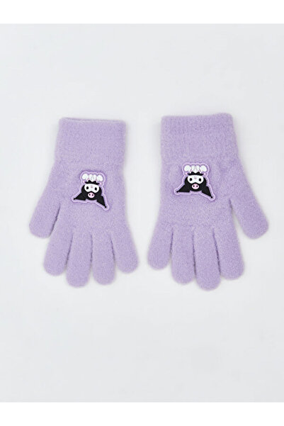 LC Waikiki Rmz Gi̇yi̇m Farkiyla Kuromi Printed Girls' Gloves