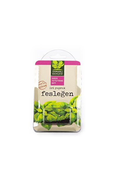 Osmanlı Bahçesi Yerli Fesleğen Tohumu Yetiştirme Seti