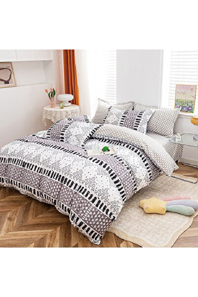 Talis Cortez Double Bed Linen 4 Pieces, Satin Cotton