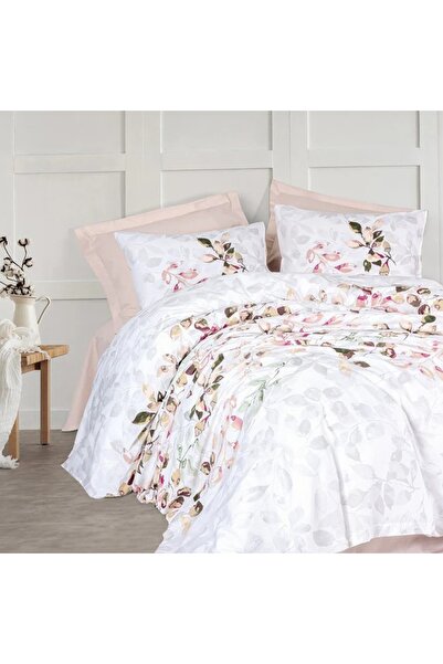 Talis Lenjerie de Pat Dublu Brice Bej, Bumbac 100%