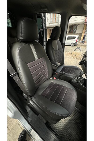 AKINCI غطاء مقعد السيارة متوافق مع فيات دوبلو 2012-2022 - غطاء مقعد السيارة