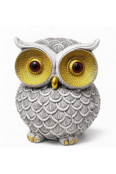 Kanonik Education مجسم بومة من البوليستر مقاس 20x15 سم