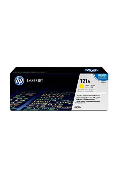 HP 121A Yellow Toner Cartridge C9702A Genuine LaserJet 1500 2500 Printer Cart...