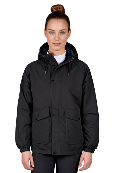 Tarrzzcom Water Repellent Hooded Seasonal Coat - Zippered Unisex Oversize Rai...