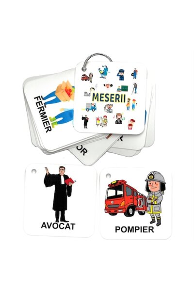 OEM Set of 18 Cards on a Ring - Professions