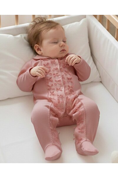 Ege Bebek Kız Bebek Yeni Doğan Dantel Detaylı, Boydan Çıtçıtlı, Yakalı Bebek ...