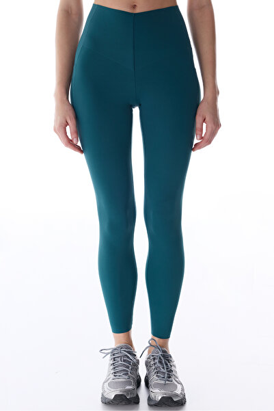 Penti Turquoise V-Shape Pocket Detailed Leggings