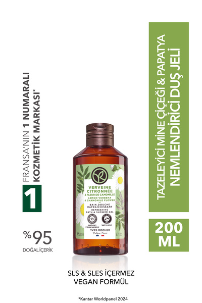 Yves Rocher Duş Jeli - Nemlendirici Tazeleyici Mine Çiçeği Papatya -SLS,SLES ...