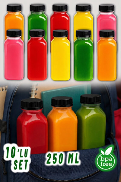 Ezupack Köşeli Zemzem Okul Piknik Meyve Suyu Smoothie Detoks Ginger Plastik B...