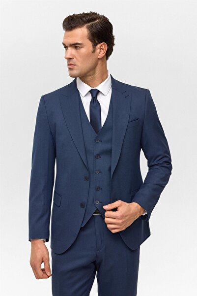 SÜVARİ Erkek Takım Elbise TK1001100166 Lacivert