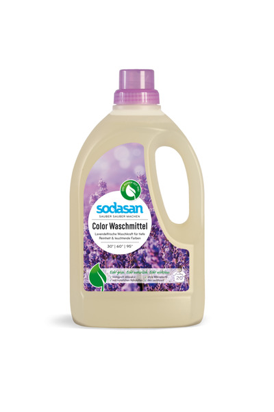 Sodasan Organic liquid detergent for white and lavender laundry 1.5l
