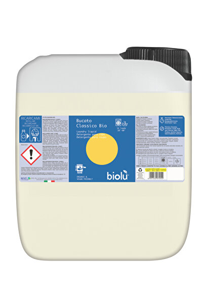 Biolu Liquid detergent for white and colored laundry lemon 5L