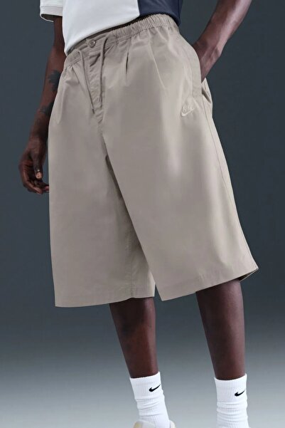 Nike Sportswear Club Seoul Oversize Mens Short Bol Kesim Erkek Bermuda Şort Bej