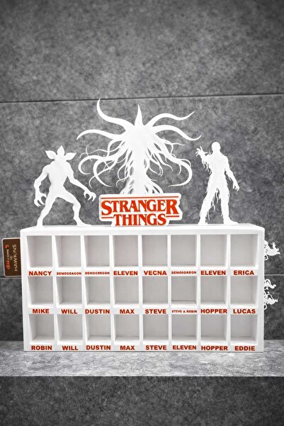 MF3D STUDIO MF3D Stranger things Beyaz Stand (Sadece Stand)