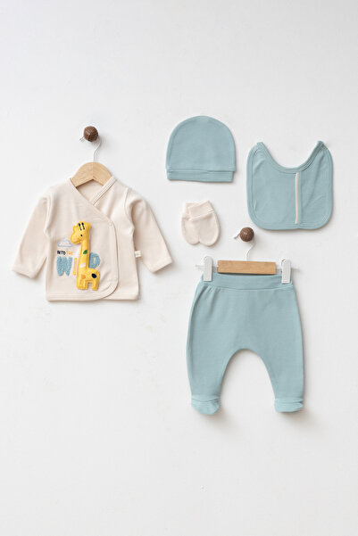 yukobaby bebeğiniz için en doğalı 100% Cotton 5-Piece Newborn Hospital Discha...