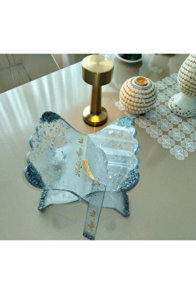 FARVENZAdesign Kişiye Özel Tasarım Epoksi Rahle -Gümüş Detaylı El İşçiliği