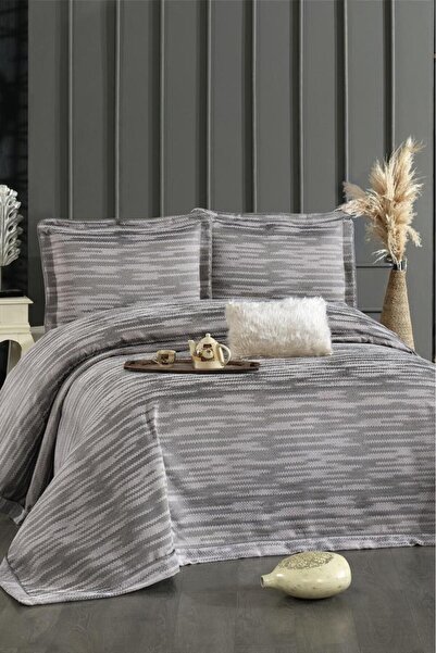 Çeyiz Diyarı Cuvertură de pat dublă Alina Şönil 260x260 cm nurcă