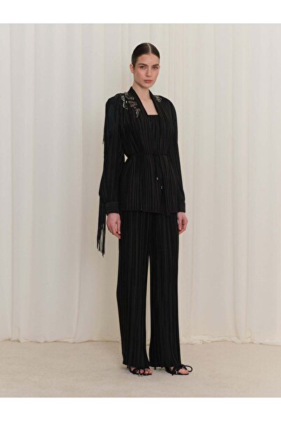 BAQA Pilise ve Nakış Detaylı Ceket