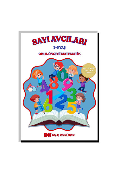 DK Çocuk Sayı Avcıları 3-6 Yaş Büyük Resimli Öğretici Okul Öncesi Matematik K...
