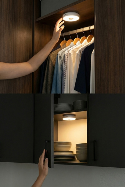 Cata CT-5180 5’li Set Şarjlı Mıknatıslı Sensörlü LED–Dolap İçi, Merdiven ve G...