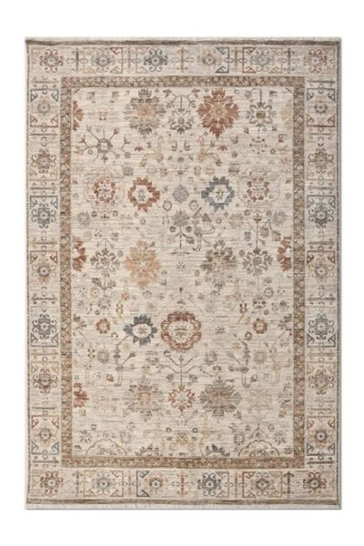 Halımax Alya AV05 Vintage Etnik Eskitme Yumuşak Dokuma Otantik Salon Oturma O...