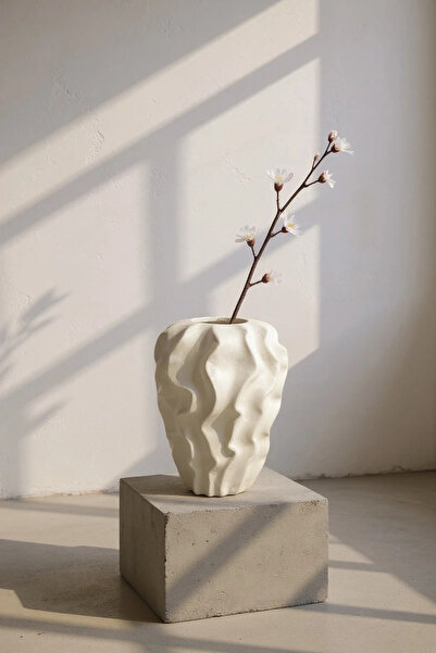 Home Organik Tasarım Dekoratif Vazo – Polyester