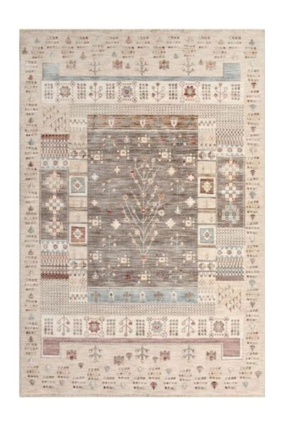 Halımax Armoni AA02 Vintage Etnik Eskitme Yumuşak Dokuma Otantik Salon Oturma...