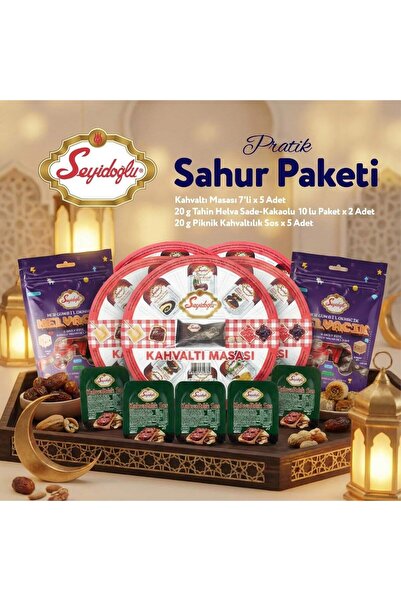 Seyidoğlu Pratik Sahur Paketi – Kahvaltı Masası & Piknik Seti