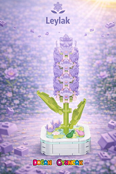 Doğan Oyuncak Dünyası Mikro Blok Leylak Çiçek Lego - Lego Setleri Mini Lego -...