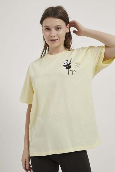 Arma Life Armalife 2292 Panda Themed Front and Back Printed Bis Collar Women'...