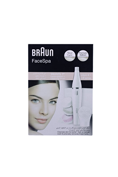 Braun FACESPA FACIAL EPILATOR+CLEANSING BRUSH #851