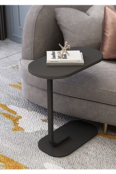 co arma 4-piece set - Modern coffee table | C-shaped side table with wooden t...