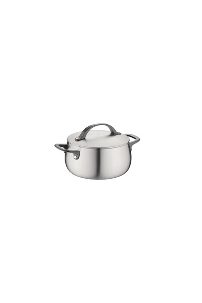 Berghoff Home Belly Covered Casserole Pot 20cm Smoked Black
