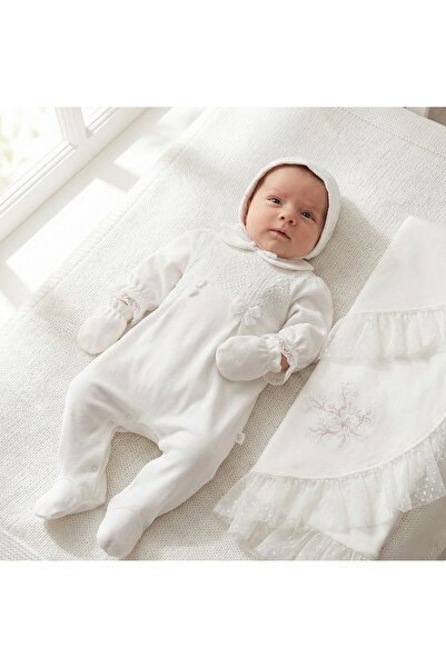 LisaLoom طقم بدلة رومبير من الدانتيل للفتيات الصغيرات بعد الخروج من المستشفى ...