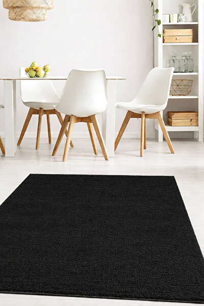 Sarar Peluş Tüylü Kaymaz Jel Taban Dekoratif Salon Mutfak Halı Yolluk Kilim S...