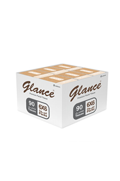 GLANCE FACIAL TISSUE 2 PLY 90TISSUE