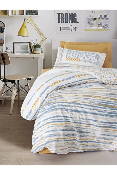 Talis Bed Linen 1 Person with Elastic 100x200 Dashon, 100% Cotton